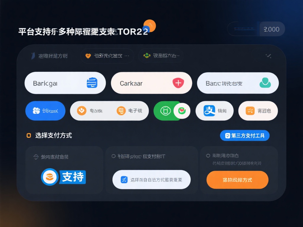 选择支付方式：平台支持多种支付方式，包括银行转账、