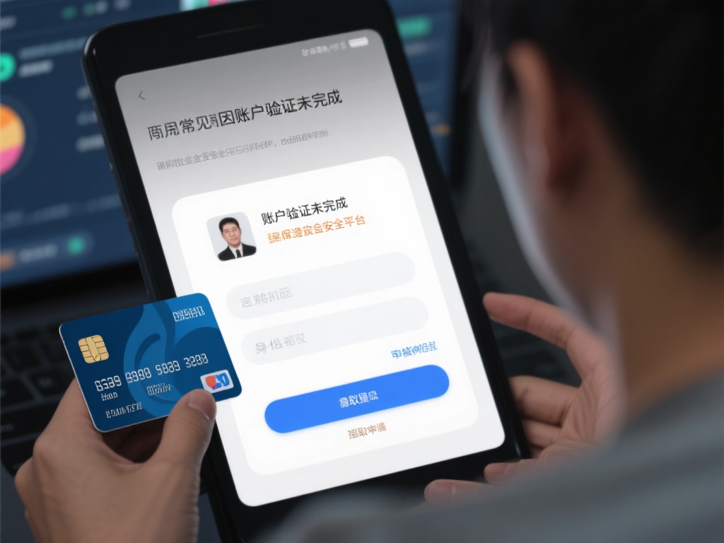 另一个常见原因是账户验证未完成。为了保障资金安全，